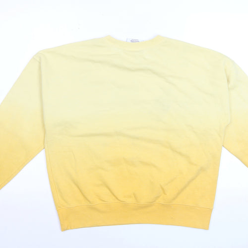 Champion Men's Yellow Small Pullover Crew Neck Sweatshirt