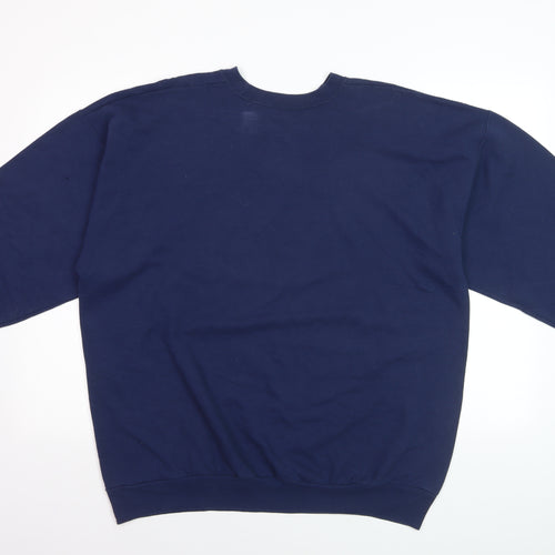 Hanes Disney Men’s Blue XL Pullover Sweatshirt Mickey Graphic