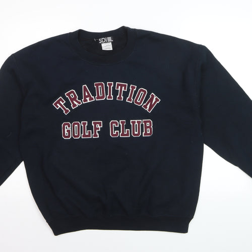 SDI Men's Blue Tradition Golf Club Pullover Sweatshirt L