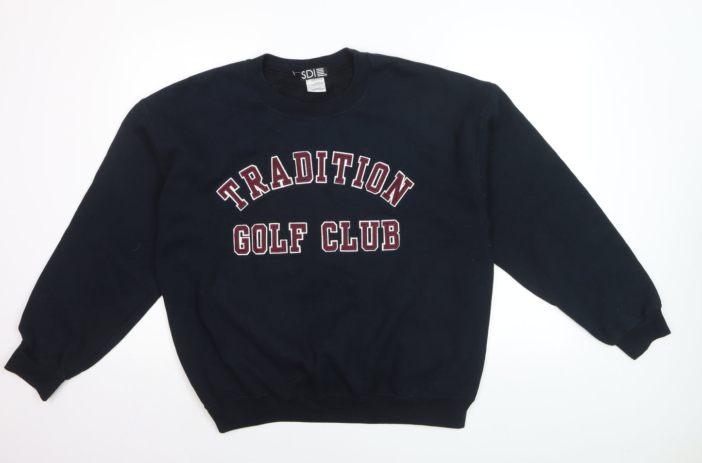 SDI Men's Blue Tradition Golf Club Pullover Sweatshirt L