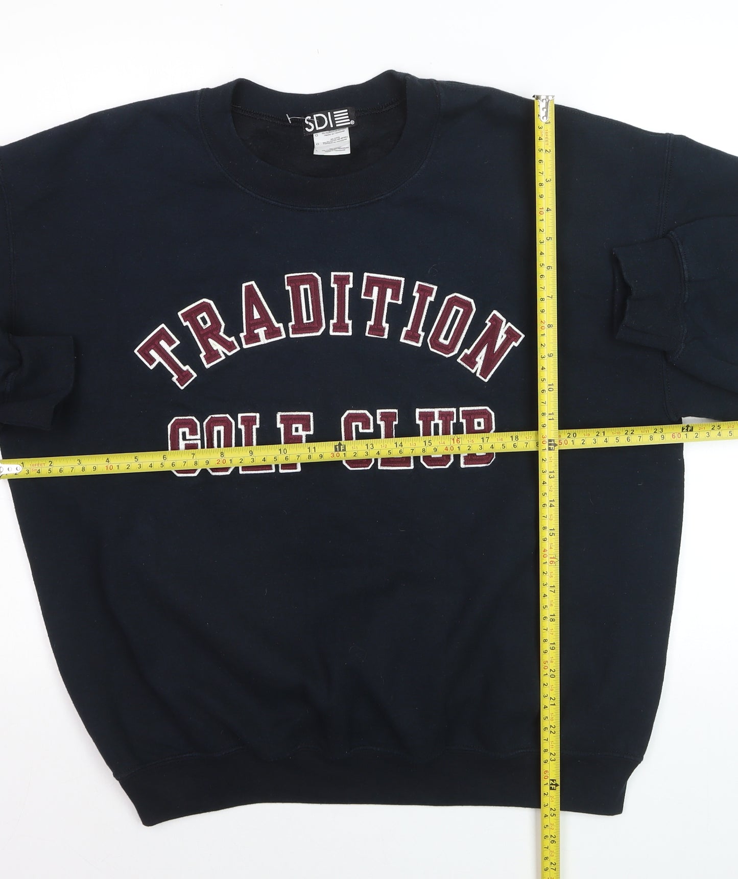 SDI Men's Blue Tradition Golf Club Pullover Sweatshirt L