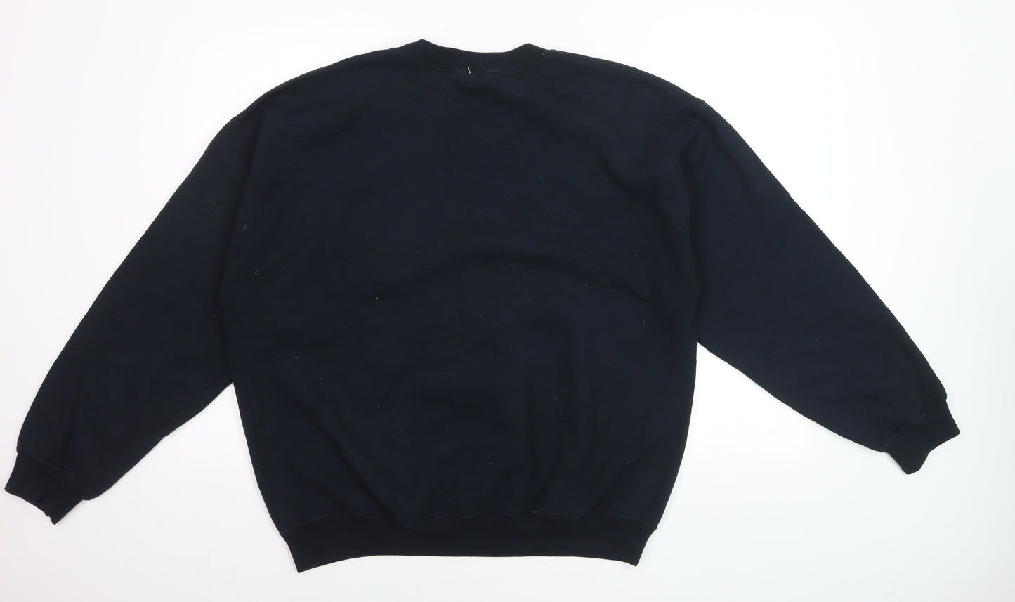 SDI Men's Blue Tradition Golf Club Pullover Sweatshirt L