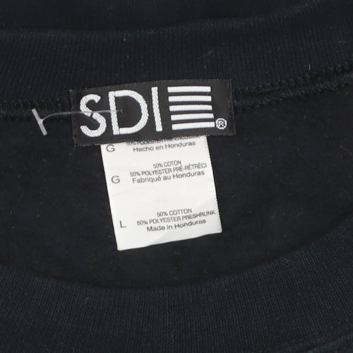 SDI Men's Blue Tradition Golf Club Pullover Sweatshirt L