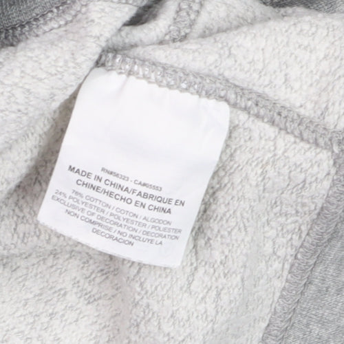 Jordan Men's Grey XL Pullover Sweatshirt Air Logo Crew Neck Fleece