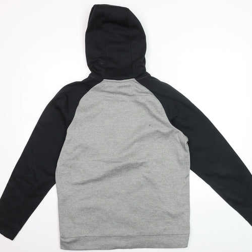 Nike Men's Grey Dri-FIT Pullover Hoodie Small Sportswear