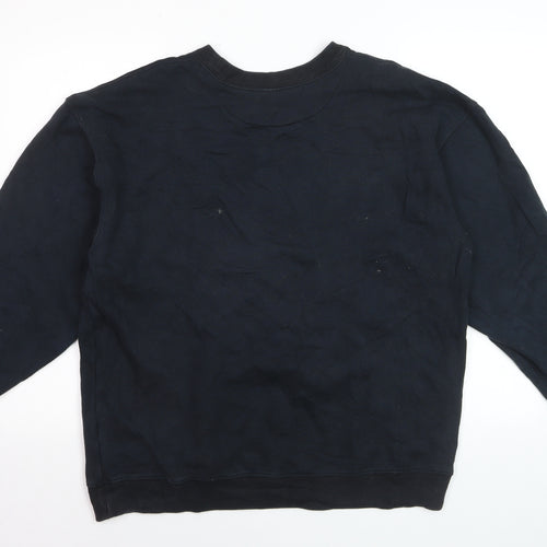Croft & Barrow Men's Black Wolf Graphic Pullover Sweatshirt M