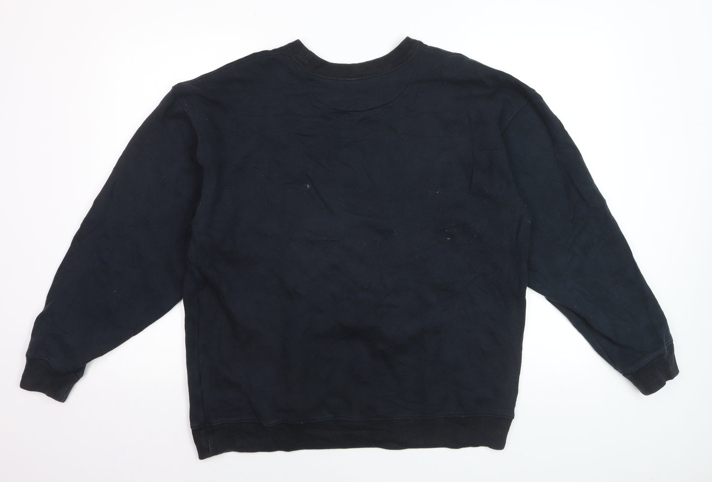 Croft & Barrow Men's Black Wolf Graphic Pullover Sweatshirt M
