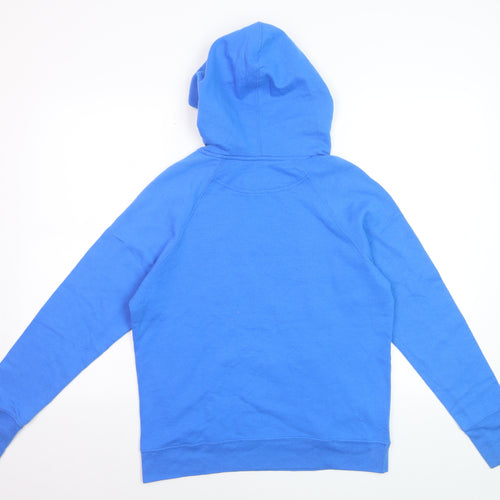 Champion Men's Blue Pullover Hoodie Small Logo Athletic Sweatshirt