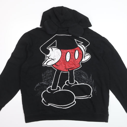 Disney Parks Men’s Black 2XL Mickey Mouse Pullover Hoodie