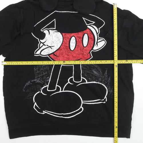 Disney Parks Men’s Black 2XL Mickey Mouse Pullover Hoodie
