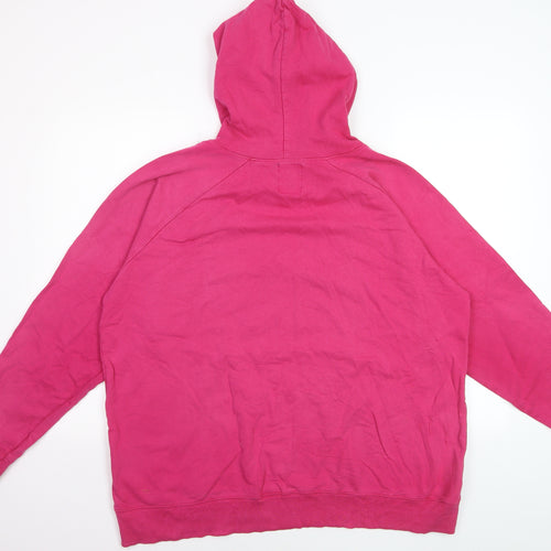 Store One Women Pink Cotton Pullover Hoodie Size 20