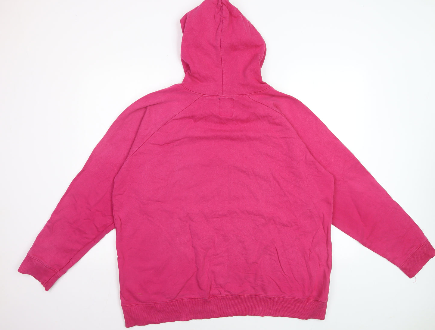 Store One Women Pink Cotton Pullover Hoodie Size 20