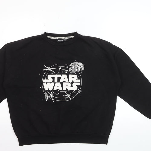 Star Wars Men’s Black Sweatshirt Small Regular Fit Pullover