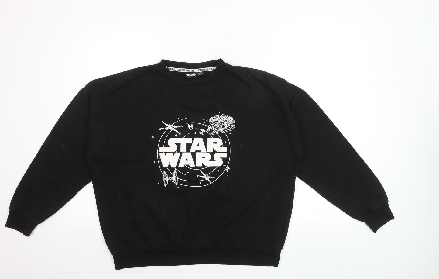 Star Wars Men’s Black Sweatshirt Small Regular Fit Pullover