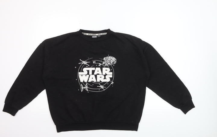 Star Wars Men’s Black Sweatshirt Small Regular Fit Pullover