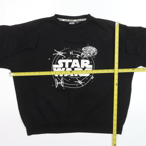 Star Wars Men’s Black Sweatshirt Small Regular Fit Pullover