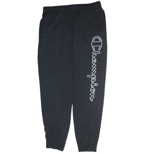 Champion Men Black Jogger Sweatpants Small Regular Fit Activewear