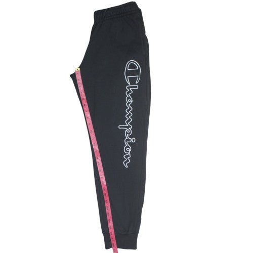 Champion Men Black Jogger Sweatpants Small Regular Fit Activewear