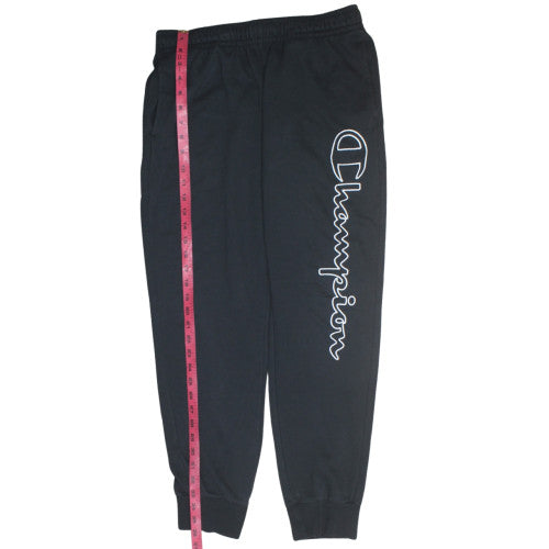 Champion Men Black Jogger Sweatpants Small Regular Fit Activewear