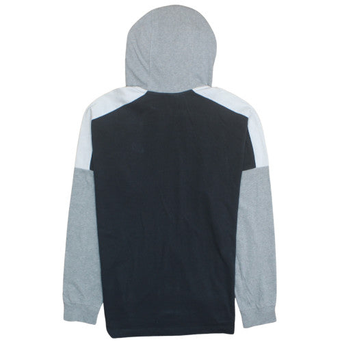 Nike Mens Black Grey Pullover Hoodie Medium Regular Fit