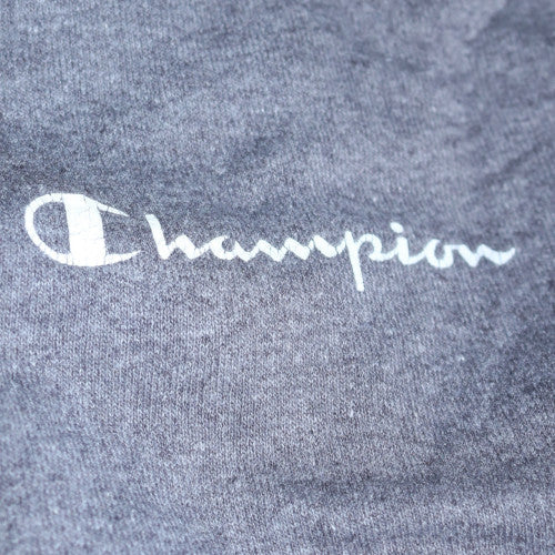 Champion Men Grey Pullover Crew Neck Sweatshirt Size L