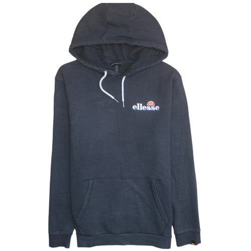 Ellesse Mens Blue XL Pullover Hoodie with Logo and Front Pocket