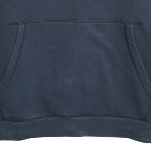 Ellesse Mens Blue XL Pullover Hoodie with Logo and Front Pocket