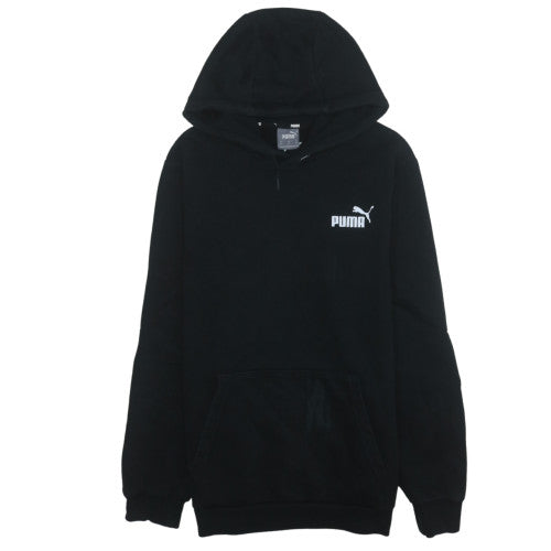 Puma Men's Black Pullover Hoodie M Fleece Sportswear