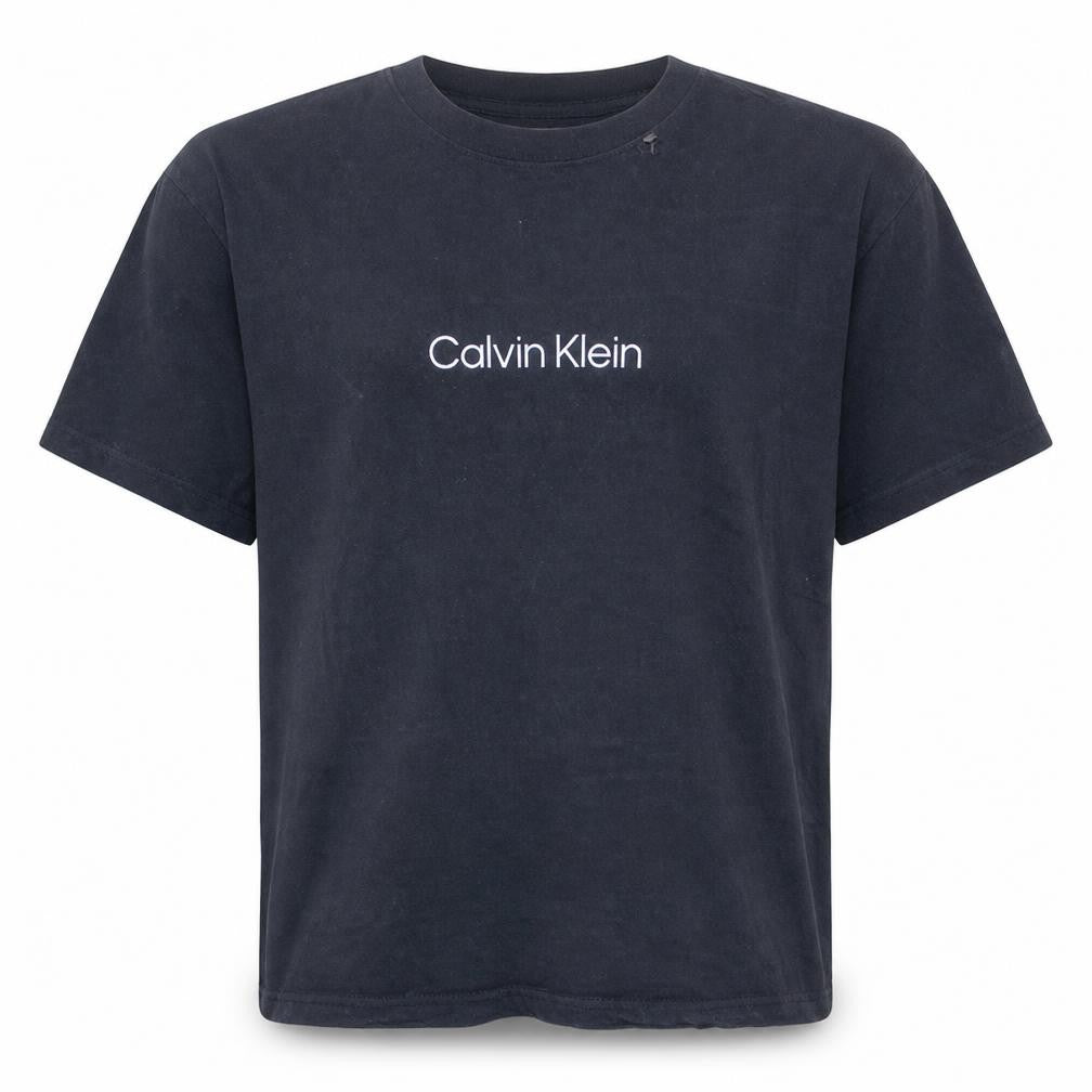 Calvin Klein Men's Black XL Crew Neck Cotton T-Shirt