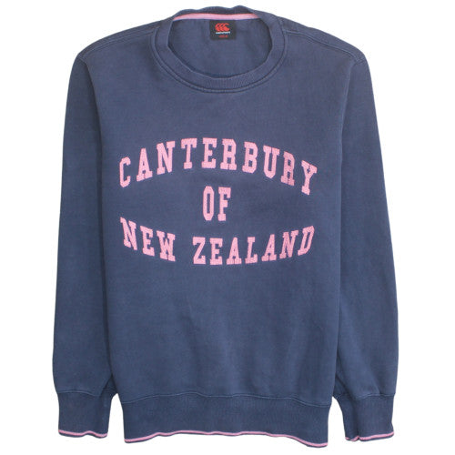Canterbury Men's Blue Crew Neck Pullover Sweatshirt M