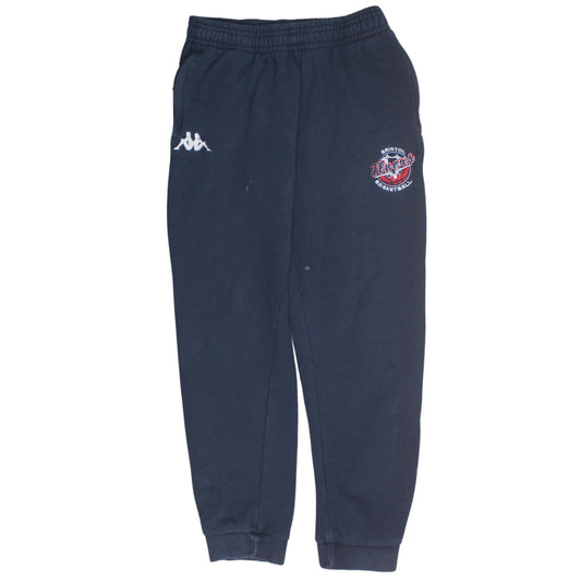 Kappa Mens Black Bristol Flyers Basketball Joggers Medium
