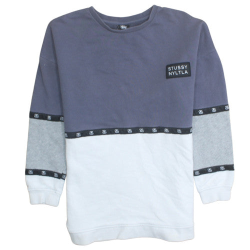 Stussy Mens Multicoloured Crew Neck Pullover Sweatshirt Size S