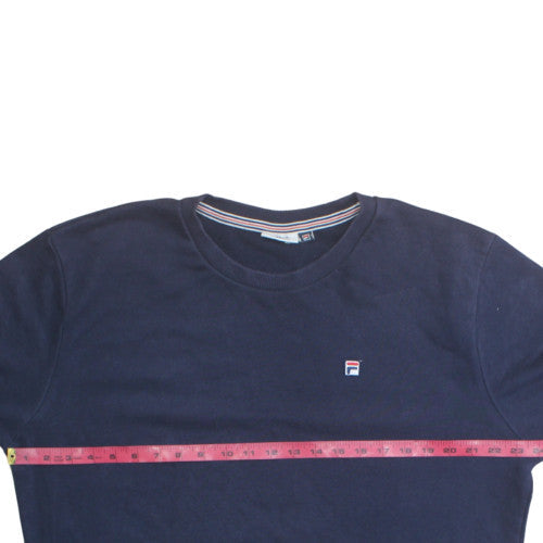 FILA Men's Blue XL Pullover Sweatshirt Crew Neck Classic Fit