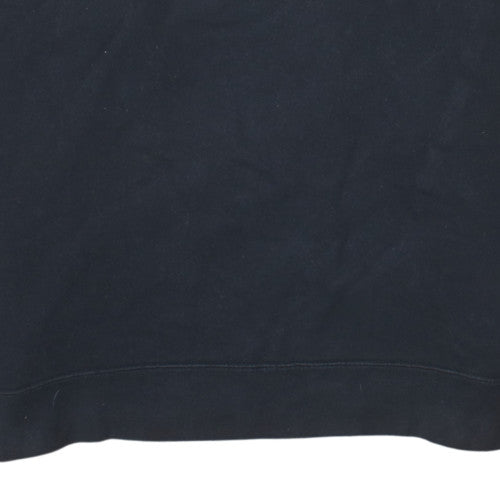 Kappa Mens Black XL Classic Crew Neck Sweatshirt