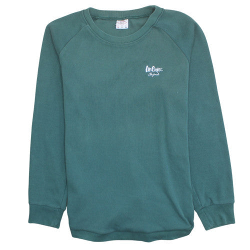 Lee Cooper Men’s Green Crew Neck Pullover Sweatshirt L