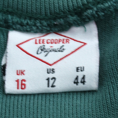 Lee Cooper Men’s Green Crew Neck Pullover Sweatshirt L