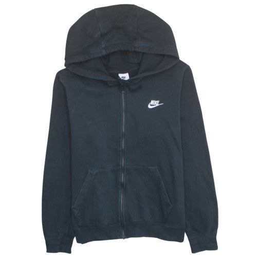 Nike Men's Black Full Zip Hoodie L Sports Fleece Sweatshirt