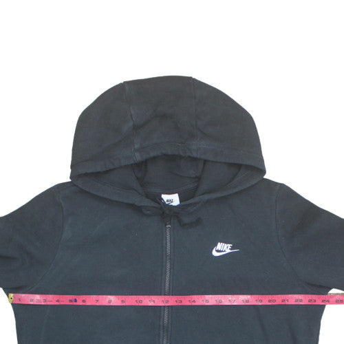 Nike Men's Black Full Zip Hoodie L Sports Fleece Sweatshirt