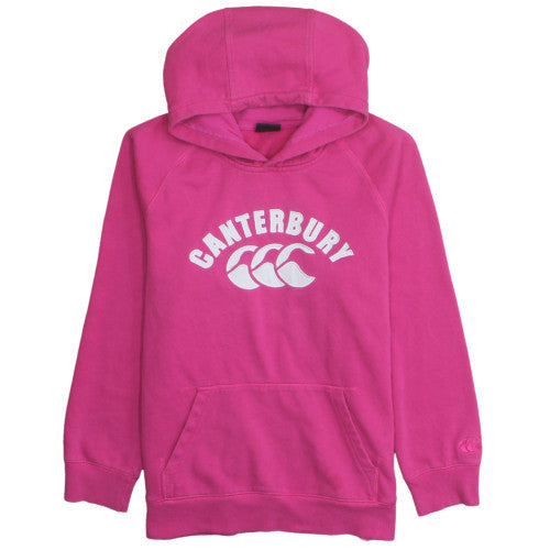 Canterbury Women Pink Size 16 Hooded Basic Activewear Sweatshirt