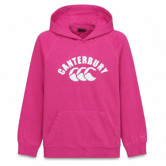 Canterbury Women Pink Size 16 Hooded Basic Activewear Sweatshirt