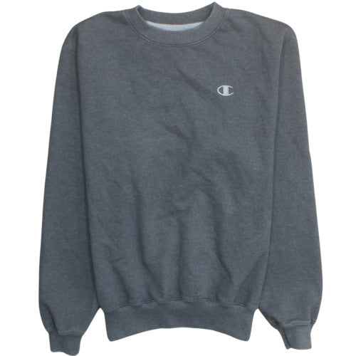 Champion Men's Grey Pullover Crew Neck Sweatshirt Size S