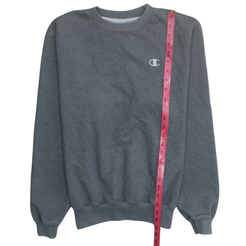 Champion Men's Grey Pullover Crew Neck Sweatshirt Size S