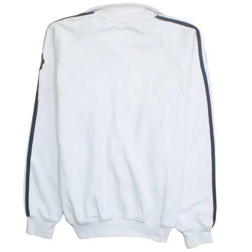 Fred Perry Mens White Track Jacket M Sportswear Full Zip Retro Style