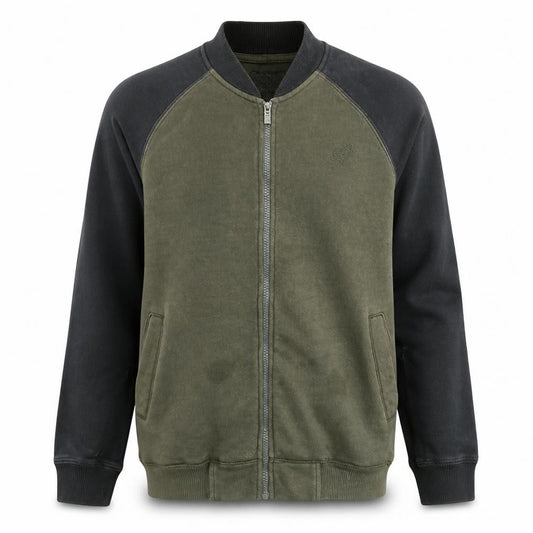 Fox Men's Green Slim Fit Full Zip Activewear Jacket L