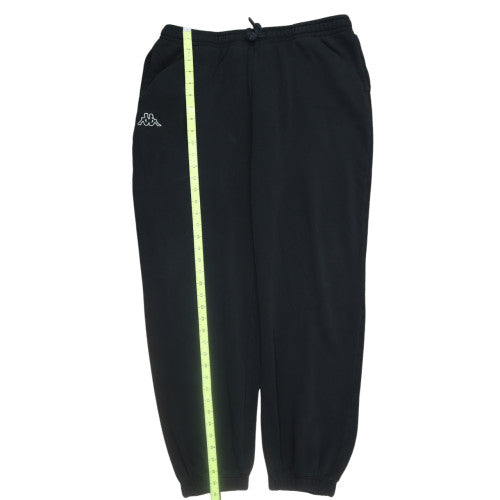 Kappa Mens Black 2XL Jogger Sweatpants Cotton Blend Activewear
