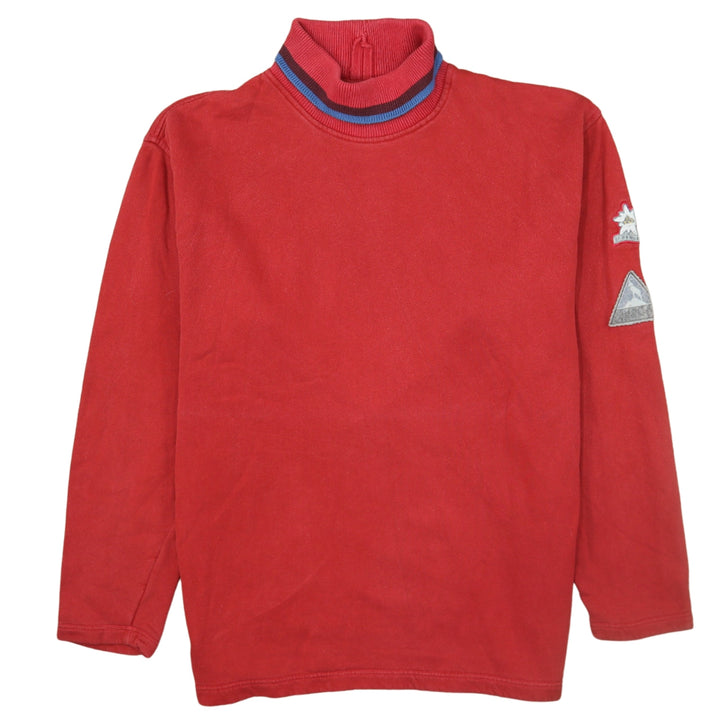 Hugo Boss Men's Red High Neck Pullover Sweatshirt Size S