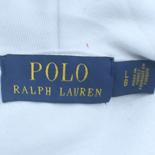 Polo Ralph Lauren Men's White Full Zip Hoodie Size L