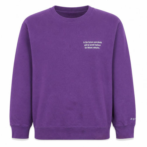 Uniqlo Men’s Purple Andy Warhol Graphic Print Sweatshirt L