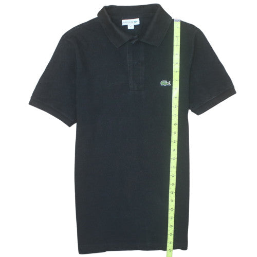 Lacoste Men's Black Classic Fit Cotton Polo Shirt Size S