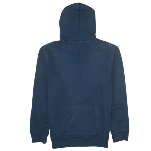 Kappa Mens Blue Pullover Hoodie Size M Embroidered Logo Sportswear